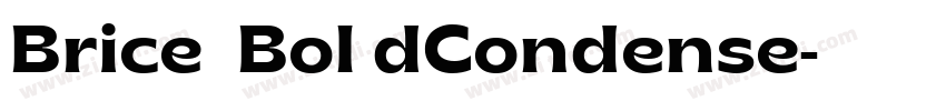 Brice  Bol dCondense字体转换